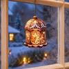 Пряничный человечек Навесные украшения 12/24/36 шт. Рождественские уличные украшения, Украшения, 2D Двусторонние Традиционное украшение для праздничной елки Рождество для офиса