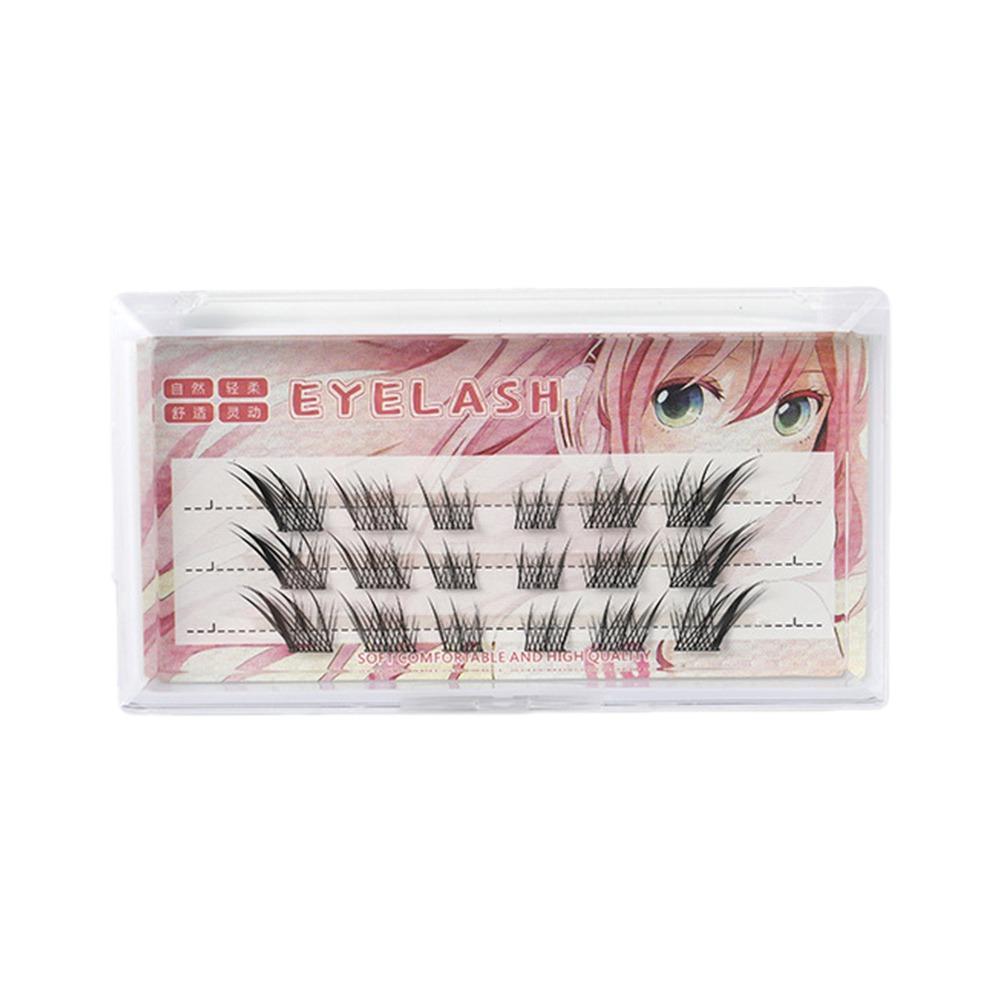 Fox Eye Lash Clusters Natural Look Individual Lashes Daily Use False Eyelashes