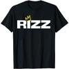 Футболка Gololl Rizz Crown Смешная с Графикой Rizzler Rizzing Новинка Футболка для Мужчин Женщин