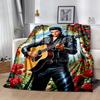 Elvis Presley's Iconic Jacket Blanket Durable Comfort Suitable for Picnics Livingroom Seaside All-Season Use Digital Print