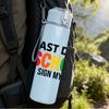 1PC Last Day Of School Color Text 750ml Color Plastic Water Bottle Leakproof Flip Straw Lid For Sports Office Home Use
