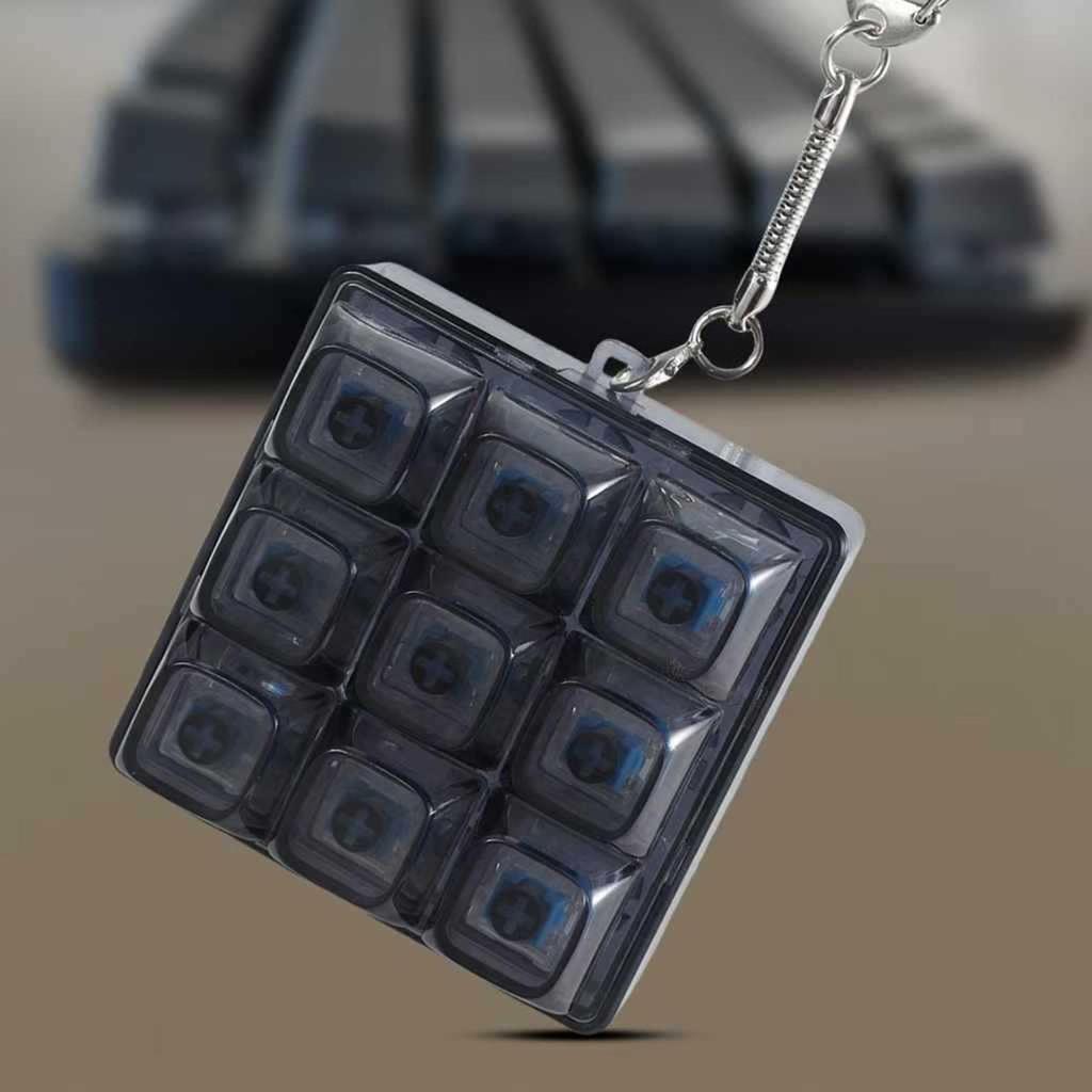 Keyboard Fidget Lightweight Cube Unique Black