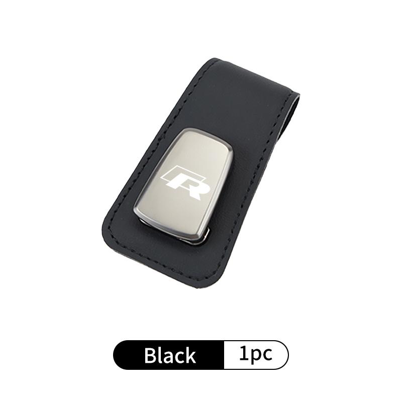 High-end Car Eyeglass Storage Clip Sun Visor Sunglasses For Volkswagen VW Golf Polo 4 5 6 Passat B5 B6 B7 CC Jetta Tiguan zj6