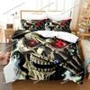 3D Print Skeleton Anime OVERLORD Bedding Set Single Twin Full Queen King Size Bed Set Adult Kid Bedroom Duvet Cover Set