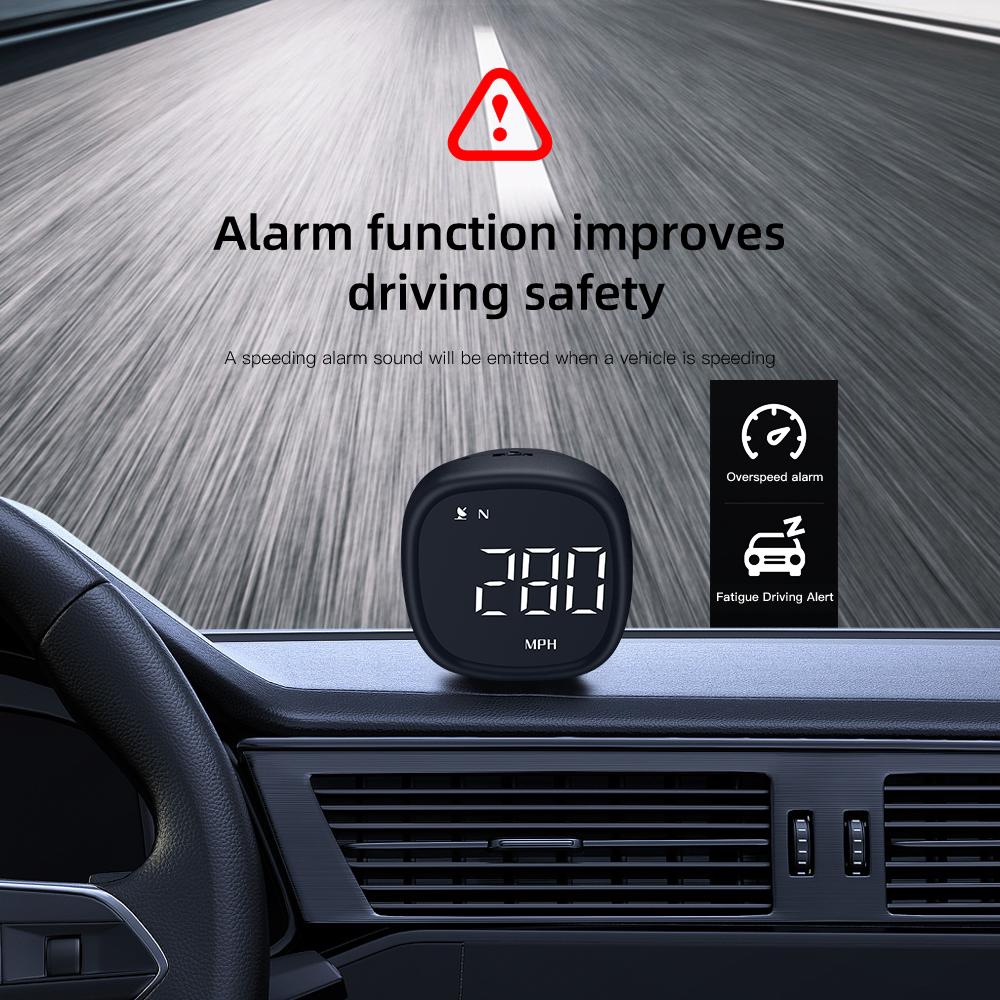 Автомобильный GPS-спидометр M30 HUD Head Up Display Compass Сигнализация превышения скорости Цифровой автомобильный датчик MPH KMH Дисплей Автомобильный аксессуар для всех автомобилей