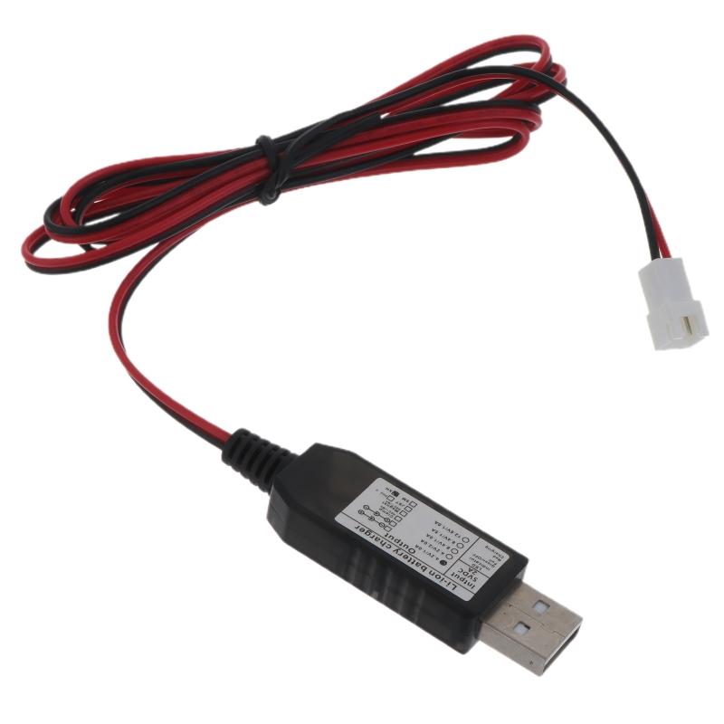 100 см Универсальный USB 5V 2A на 4.2V 1A 2-контактный XH 2.54мм Кабель-зарядное устройство для 3.7V Литий-ионного аккумулятора, Игрушек и многого другого