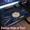 Pittsburgh Penguins Customized Name Text Mouse Pad, Large Desk Mouse Mat Personalized Home Office Present