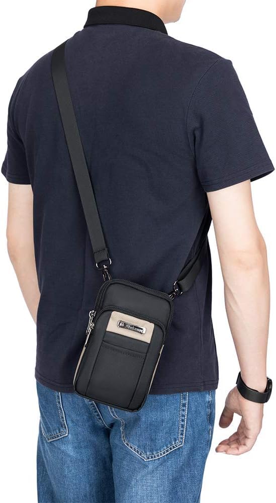 Аксессуар для смартфона SPAHER Поясной ремень Mountain Shoulder Strap Carabiner 4 Черный Чехол, мужской, Чехол, Чехол, Водонепроницаемый, Чехол, Маленький, Многофункциональный,