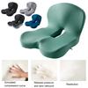 Seat Cushion Anti-Slip Bottom Design Pressure-Reducing Hip Waist Support Memory Foam L-Shaped Integrated Office Chair Seat Cushion