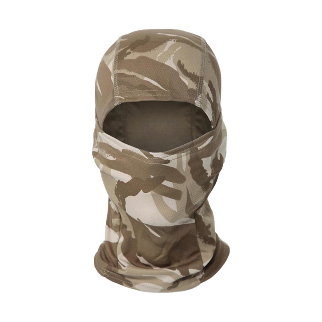 Tactical Camouflage Quick-Dry Cycling & Motorcycle Balaclava with Breathable Neck Guard