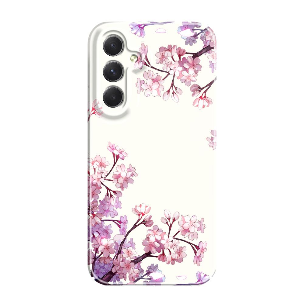 Чехол для телефона Цветочные волны для Samsung Galaxy A54 A34 A24 A14 A04 A73 A53 A33 A23 A13 A72 A52 A32 4G 5G Пленка Жесткая крышка