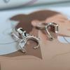Серебряные серьги с натуральным гранатом 2.605ct (2195498)