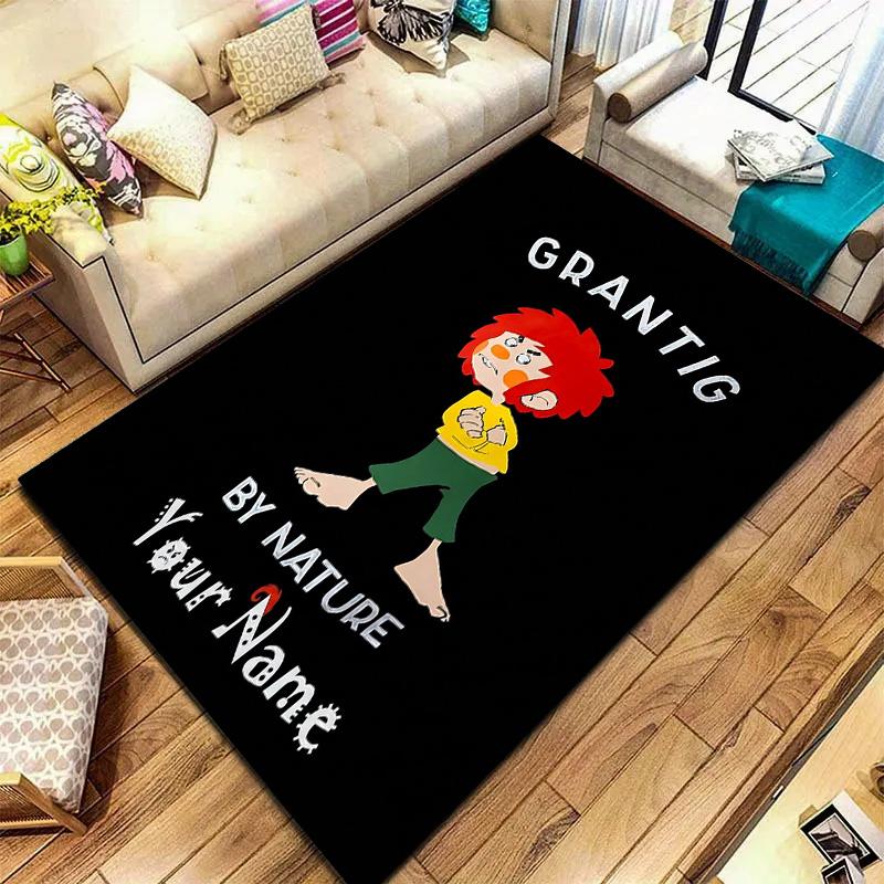 Adventure Hairland Custom Name Carpet Rug For Living Room Bedroom Home Sofa Decoration Kids Play Nonslip Floor Mat