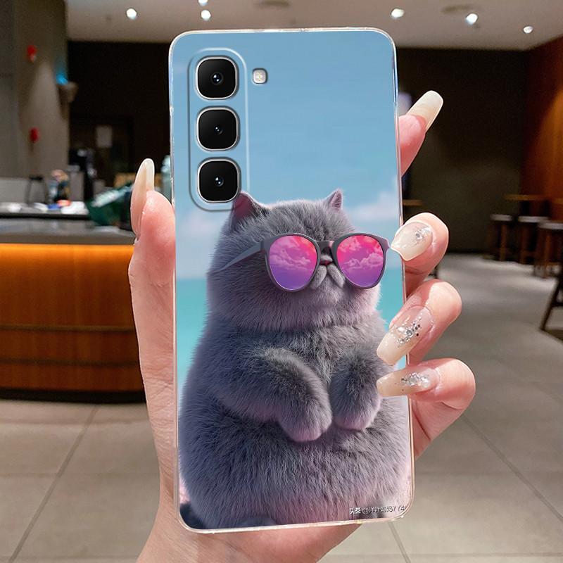 Чехол для телефона Infinix Hot 70, гелевый, прозрачный, ТПУ, защита от царапин, мягкий корпус, модный, удачный, красивый, с узором 'Лунный свет', 'Солнечный свет', накладка