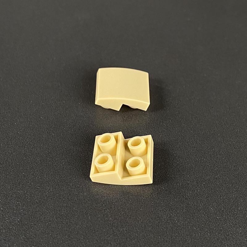 Compatible With 32803 2X2 Reverse Arc Parts Small Particle Assembly Technology Building Block Accessories Parts Moc Spare Parts