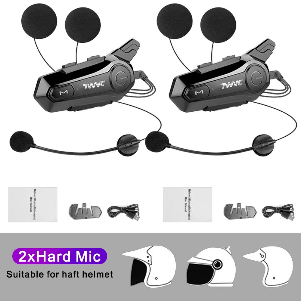 1/2 X1 Bluetooth мотоциклетный шлем гарнитура интерком для 2 мотоциклистов 1000M intercomunicador мото интерфон беспроводной громкой связи вызов