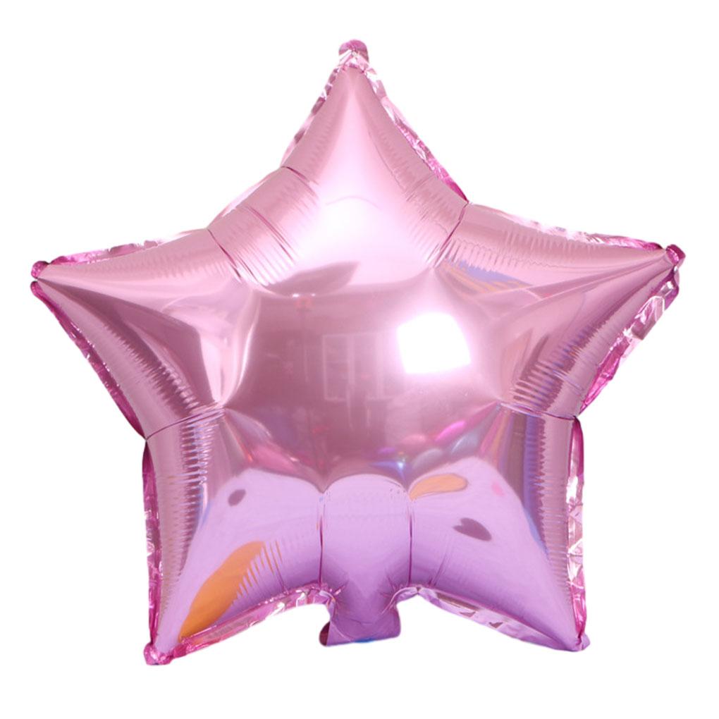 1 шт. Набор 18 дюймов Красные алюминиевые фольгированные шары в форме звезд для вечеринки по случаю дня рождения Фольгированные шары в форме звезд Фольгированные шары в форме звезд