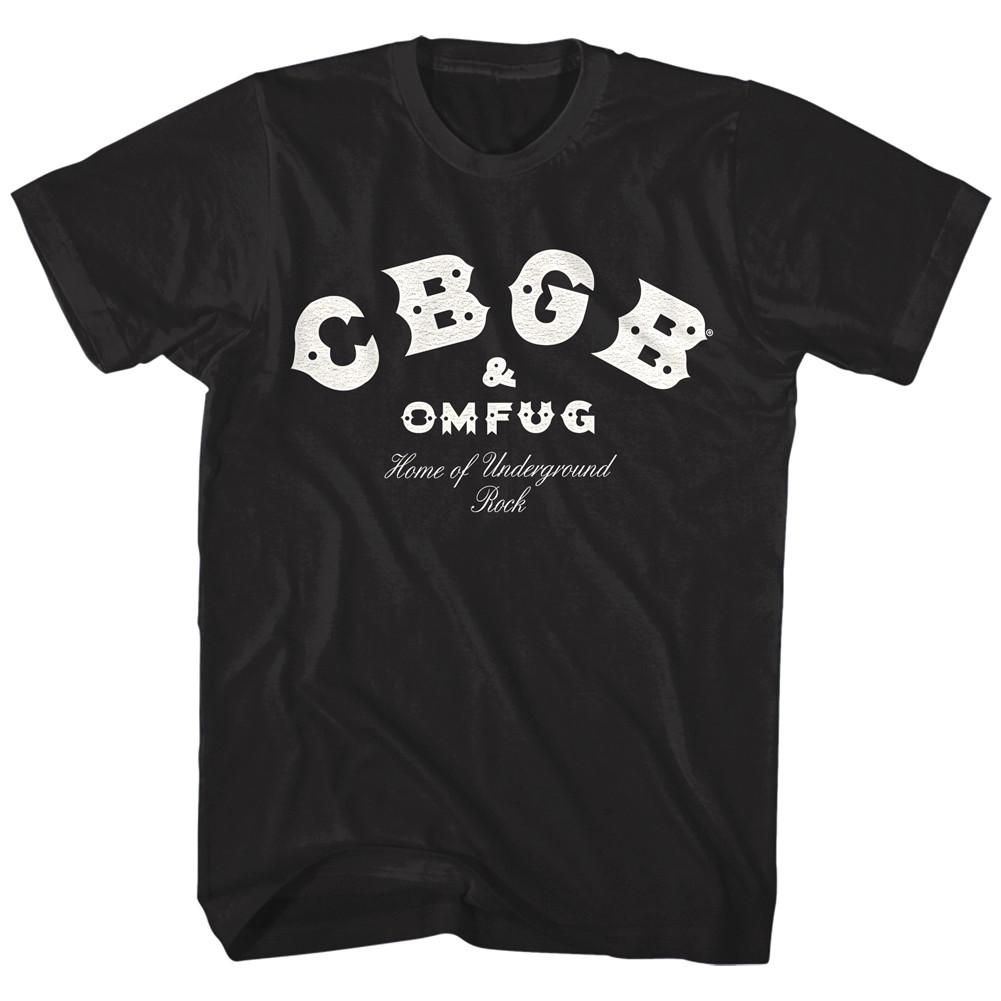 CBGB OMFUG Дом Подземных Мужчин Футболка Логотип Рок Кантри Блюграсс Мерч