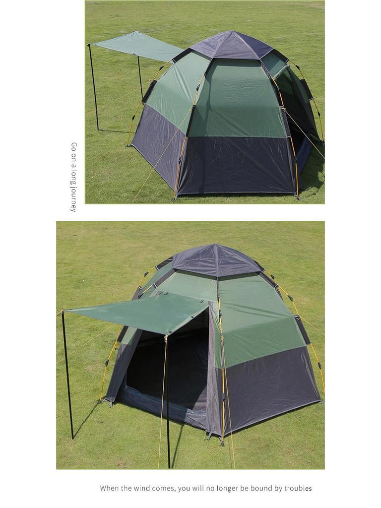 Портативная автоматическая палатка: Ветрозащитный, Дождезащитный, Защита от солнца для кемпинга на открытом воздухе