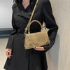 Contemporary Pu Mini Square Bag With Top Flap For Casual City Wear