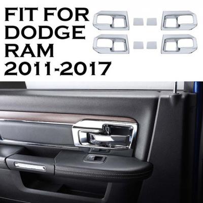 Декоративная накладка-рамка на ручку внутренней двери для Dodge Ram 2010-17 Хром