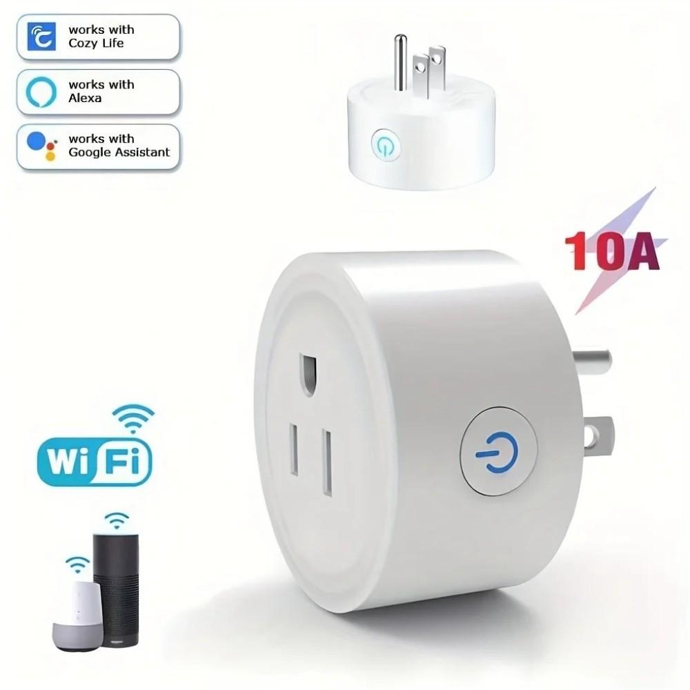 Умная WiFi розетка с дистанционным голосовым управлением 110-240В Беспроводной таймер-выключатель Бытовая техника