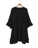 Azura Exchange Ruffled Sleeve V Neck Babydoll Mini Dress