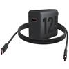 Motorola Оригинальный адаптер переменного тока Turbo Power Charger 125 В, кабель 1 м от C до C, авторизованный дистрибьютор SJMC1251 JP USB-C [Японский продукт]