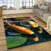 Натурализовать кои карп Инь Ян рыба мультфильм ковер ковер для дома гостиная спальня диван коврик декор, детский коврик нескользящий коврик