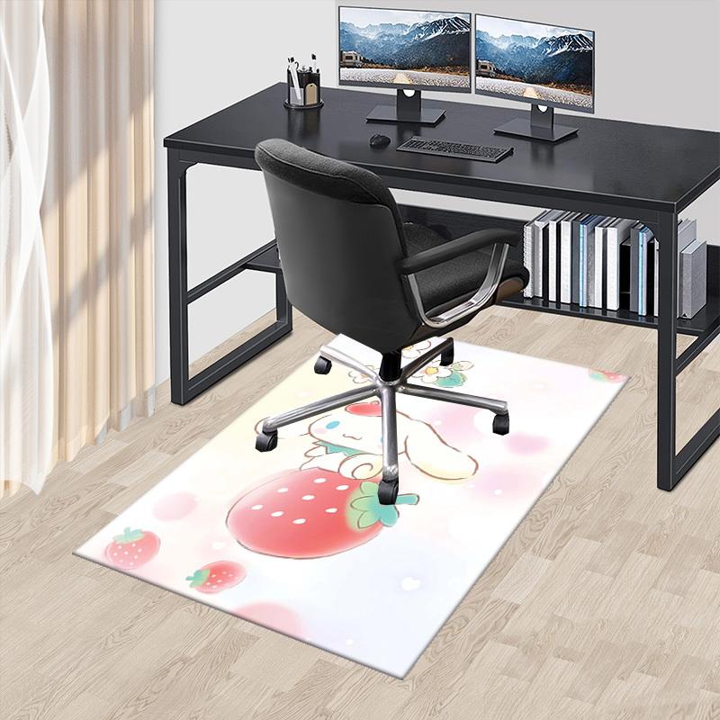 Anime Cartoon Design Chair Mat - Non-Slip Carpet for Office Chairs, Home Decor, Living Room, Bedroom, Game Room & Dormitory (Seasonal Gift).E045