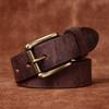 3.3Cm Wide Belt Men'S Retro Pure Cowhide Jeans Belt Men'S Fashion Leather Women'S Universal