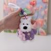 West Clothed Wear Highland White Terrier Dog Plush Toy Stuffed Animal Keychain