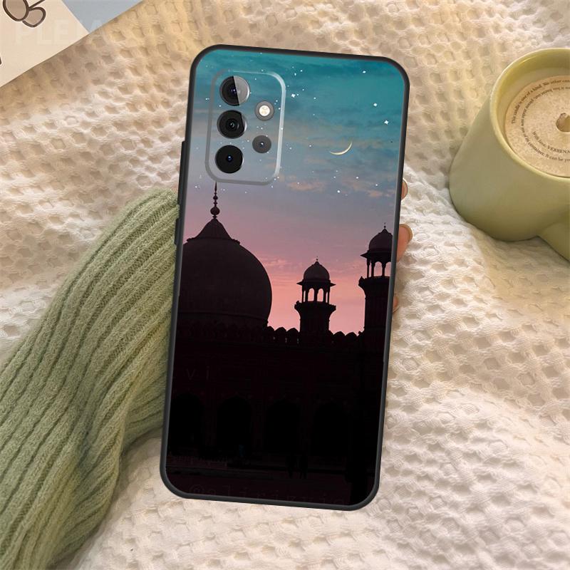 Чехол для здания мусульманской мечети на арабском языке для Samsung Galaxy A35 A15 A55 A53 A33 A13 A36 A56 A26 A16 A22 A32 A52 A54 A34 A05 A06