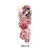Long Flower Full Arm Waterproof Temporary Tattoo Stickers