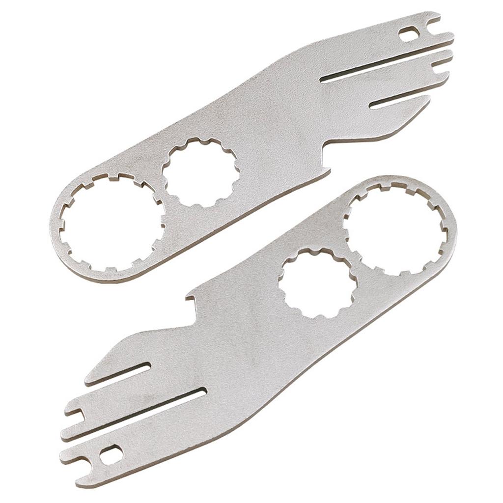 Bike Disc Rotor Alignment Tool 3 Slot Depth 40mm, 20mm, 14G Rotor Truing Fork Bike Brake Wrench for Bike Alignment