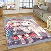 Cute Unicorn Girl Gift Cartoon Carpet Rug for Home Living Room Bedroom Sofa Doormat Decor,Kid Play Area Rug Non-slip Floor Mat