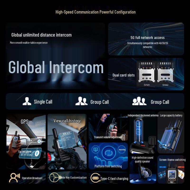 KSUN TFSI 5G Full Network Walkie-Talkie (CN version)