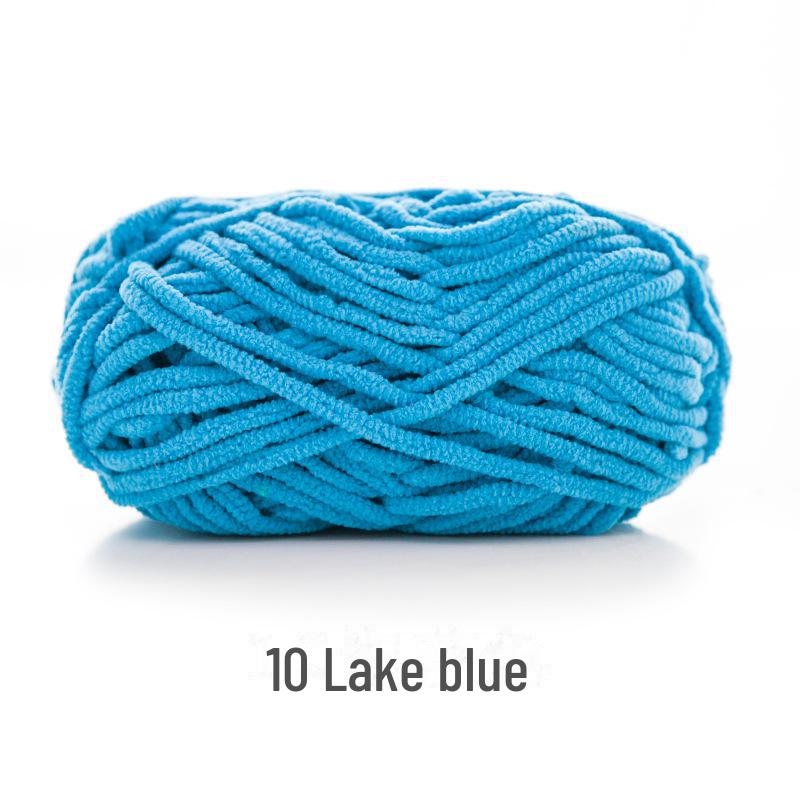 Snowball Mengzaizi DIY Wool Crochet Kit: Knitted Blanket, Scarf, Doll, Slippers