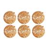 6Pcs Glittering Hollow Christmas Ball Ornament 55mm Shatterproof Decorative Baubles For Christmas Tree Decorations