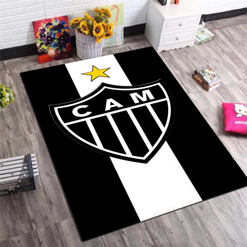 Нескользящий коврик Atlético Mineiro "CAM", Коврик с принтом футбольного клуба для дома
