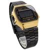 Casio Цифровые часы Винтажная серия A168WEGB-1B Черный x Золотой