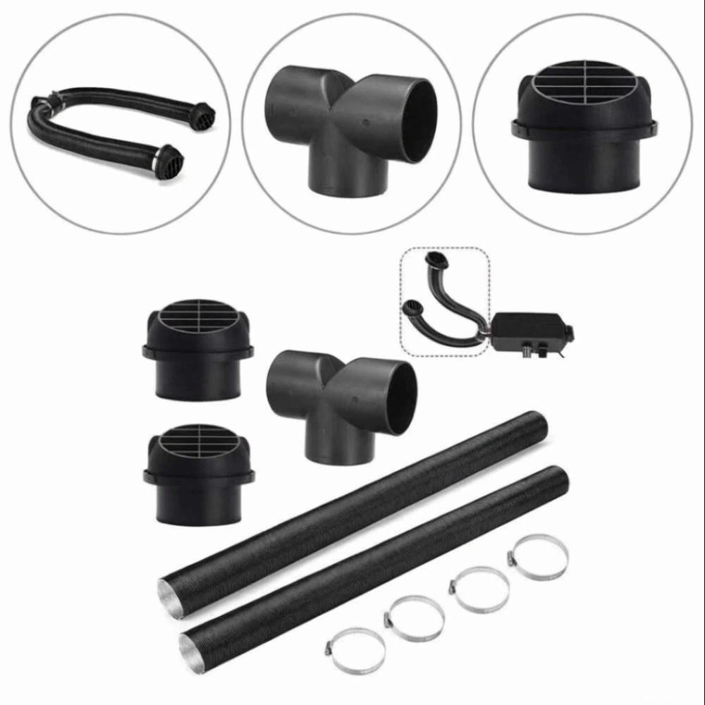 Y-shaped Diesel Heater T 3 Outlets Connector Heater Duct Hose For Car Truck VAN Camper