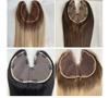 Bone Straight One Piece Real Human Hair Extensions Clip Ins Unprocessed European U Shape Hair Topper Lace Clip in Extension