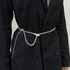 Snake-shaped Women Belt Solid Color Waist Chain Vintage Skirt Chain Belt  Women