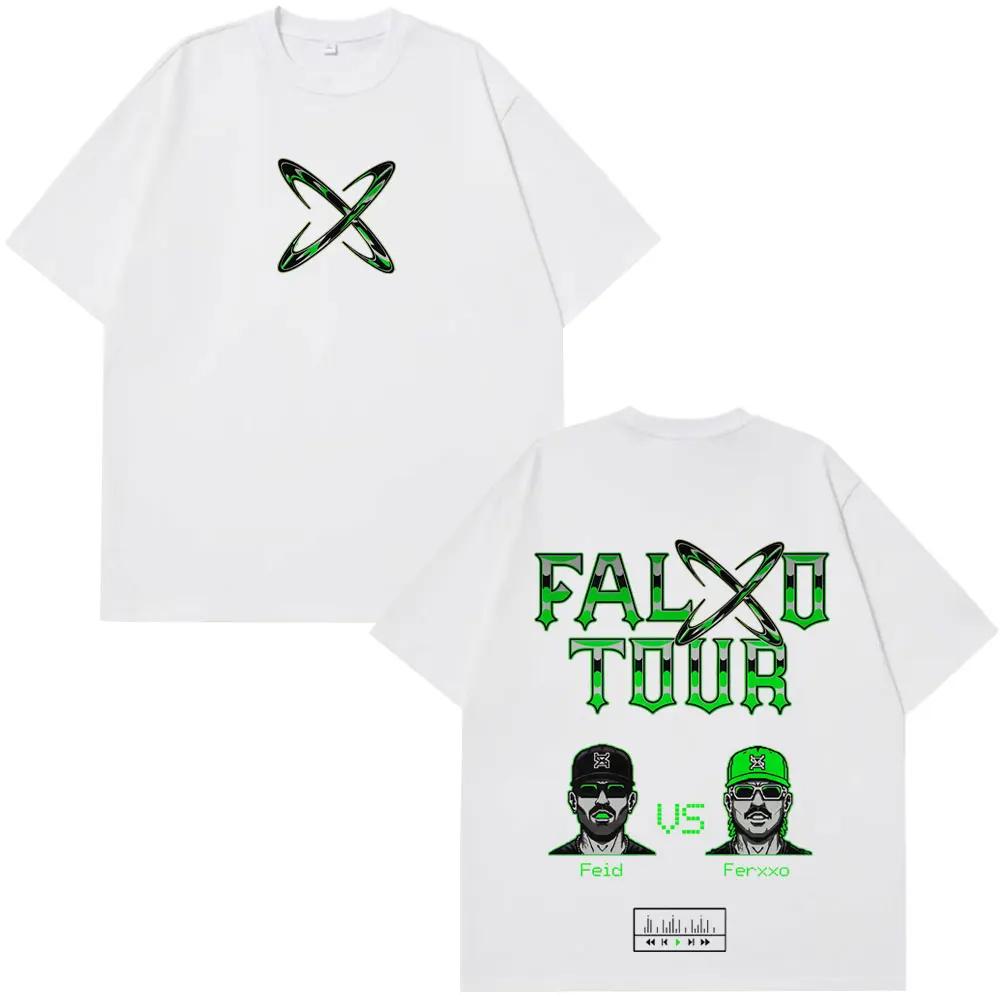 Rapper Feid Ferxxo Tour 2026 Printed Tshirts 2026 Summer Hiphop Unisex Unisex Fashion Cotton Tshirt Street Y2k Clothing