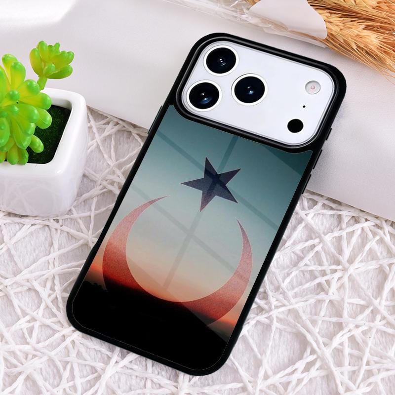 Турция Турецкий флаг Ударопрочный чехол для телефона для iPhone 17 Air 16e 15 11 12 14 13 Pro Max Обложка Coque
