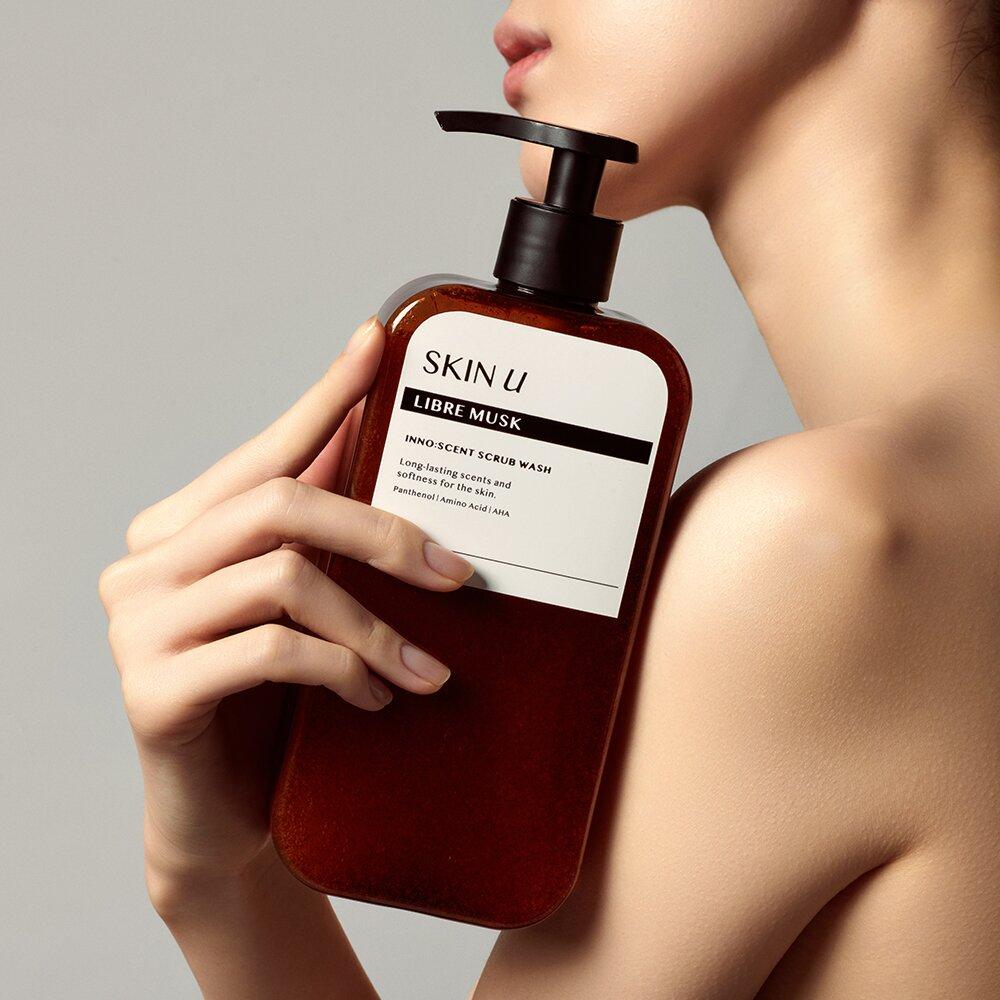 SKIN U ИННО:SCENT Libre Мускусный скраб для умывания 500г