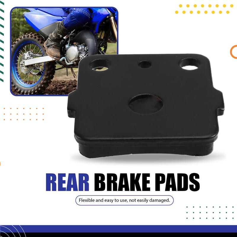 L10A Motorcycle Rear Brake Linings- Disc Brake Pad For YZ65 2018- , YZ80 E/F/LWF/LWG/G 1993- 2001, YZ85 2002-