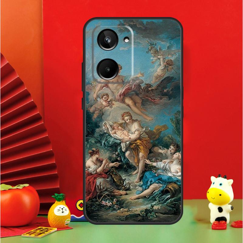 Ангелы эпохи Возрождения для Realme 12 10 9 11 Pro Plus GT5 GT Neo 6 C53 C51 C35 C33 C30 C25s C21Y C31 C67 C55 Чехол