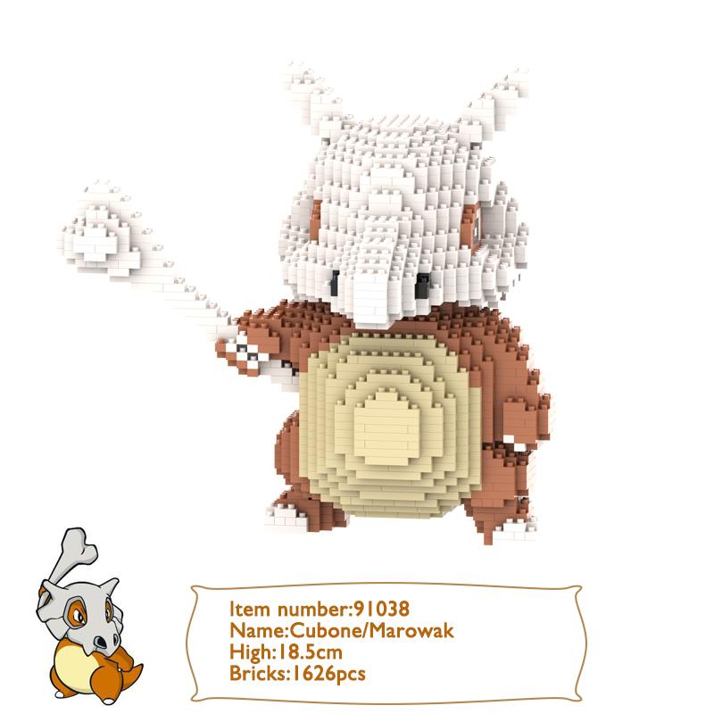 Покемон Микро Строительный Блок Пикачу Псидак Гаярдос Чаризард Сквиртл Модель Алмазный Кирпичик Фигурка Модель Игрушки на Подарок на День Рождения